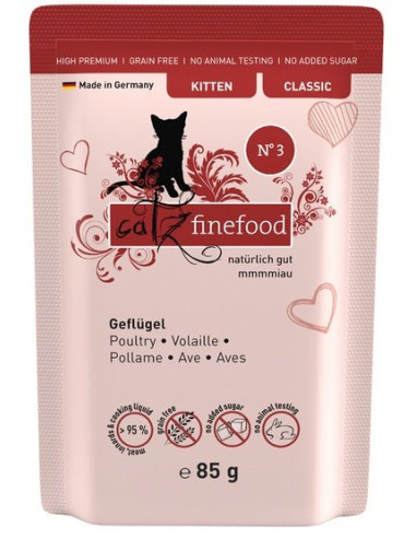 Catz Finefood Classic Kitten N.03 Drób 85g