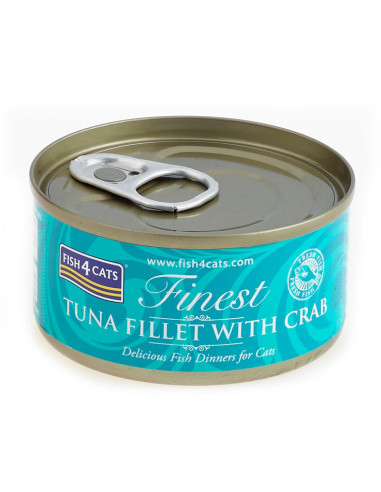 Fish4Cats Finest Fillet - Tuńczyk i kraby 70g