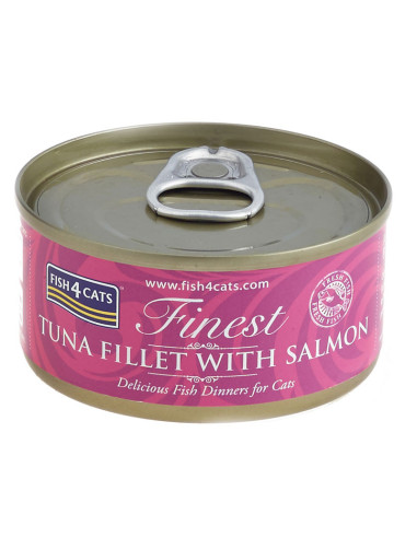Fish4Cats Finest Fillet - Tuńczyk i łosoś 70g