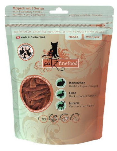 Catz Finefood Meatz Wild Mix - królik, kaczka, jeleń 45g