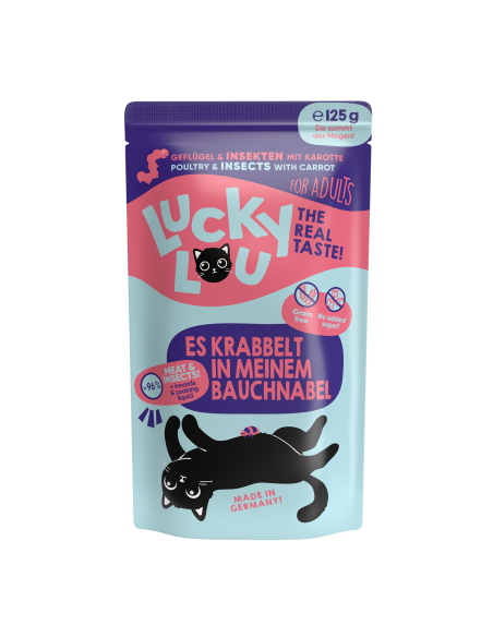 Lucky Lou Lifestage Adult Drób i owady 125g