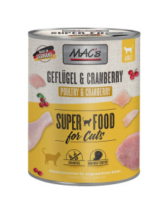 MAC's Cat Drób, wołowina z żurawiną 800g 2