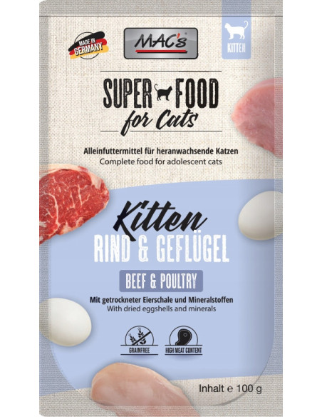 MAC's Karma Kitten Wołowina i drób 100g