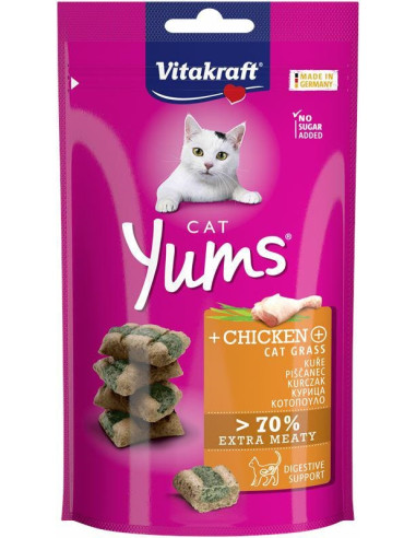 Przysmaki Vitakraft Cat Yums - Kurczak z Trawą 40g