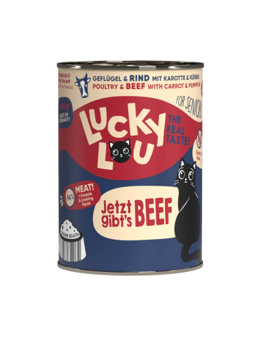 Lucky Lou Lifestage Senior Drób i wołowina 400g