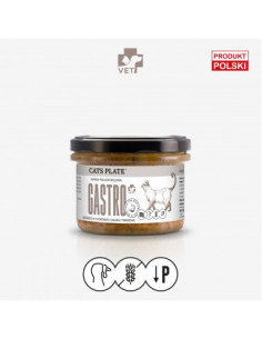 Cats Plate Vet Gastro - Indyk 180g 2