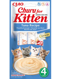 Inaba Ciao Churu Kitten Tuńczyk 4x14g