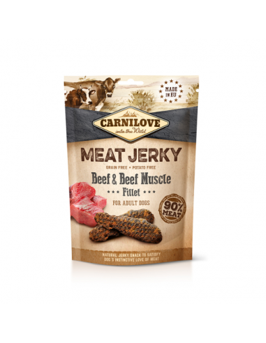 Carnileve Meat Jerky Beef and Beef Muscle Fillet 100g