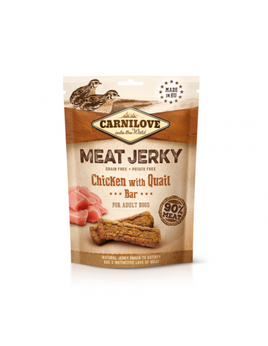 Carnilove Meat Jerky Chicken with Quail 100g