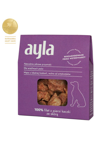 Ayla Dog Przysmaki liofilizowane - Filet z piersi kaczki ze skórą 100%