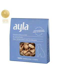 Ayla Dog Przysmaki liofilizowane - Medaliony z indyka 100%