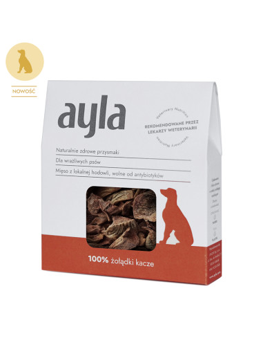 Ayla Dog Przysmaki liofilizowane - Żołądki Kacze 100%