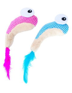 Petstages zabawka dla kota do higieny zębów - krewetki 2