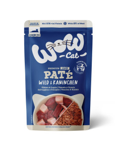 WOW Cat Pate Senior Wild & Kaninchen - Dziczyzna z...