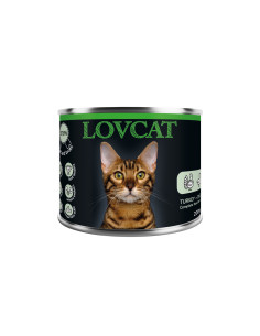 LOVCAT Best Turkey & Duck - Indyk z kaczką 200g x 60 szt.