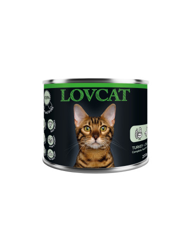 LOVCAT Best Turkey & Duck - Indyk z kaczką 200g...
