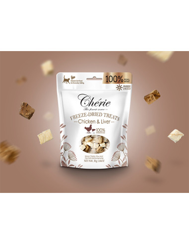 Chérie Freeze-Dried Treats - Kurczak i wątróbka...