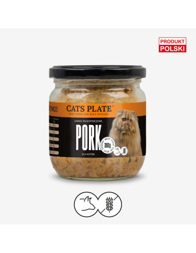 Cats Plate Pork - Wieprzowina 360g
