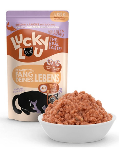 Lucky Lou Lifestage Adult Drób i łosoś 125g