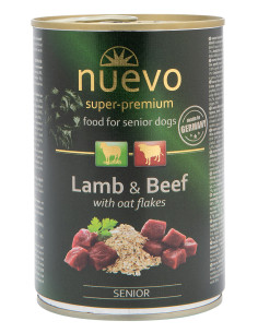 Nuevo Dog Senior  - Jagnięcina z wołowiną 400g