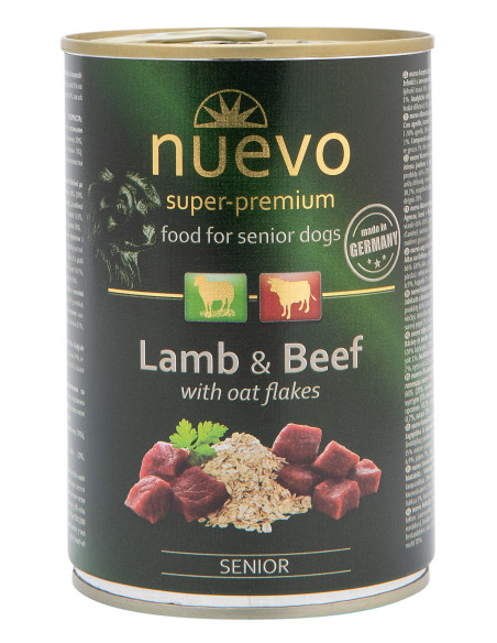 Nuevo Dog Senior  - Jagnięcina z wołowiną 400g
