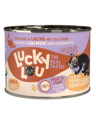 Lucky Lou Lifestage Adult Drób i łosoś 200g