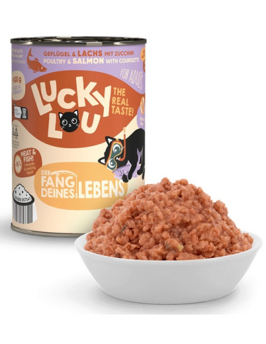 Lucky Lou Lifestage Adult Drób i łosoś 400g