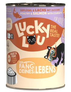 Lucky Lou Lifestage Adult Drób i łosoś 400g 2