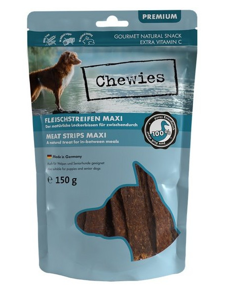 Chewies Maxi Meat Strips 100% Kaczka 150g