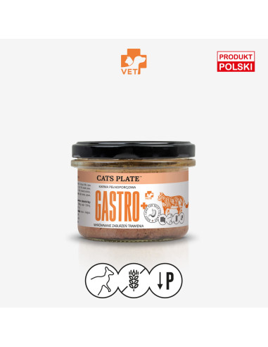 Cats Plate Vet Gastro - Kangur 180g