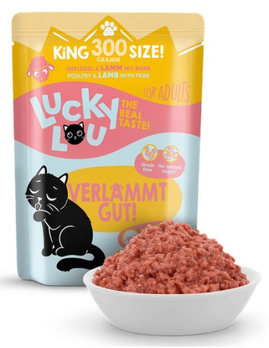 Lucky Lou Lifestage Adult Drób i Jagnięcina 300g