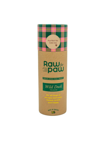 Raw for Paw Wild Duck - dzika kaczka liofilizowane przysmaki (45g)