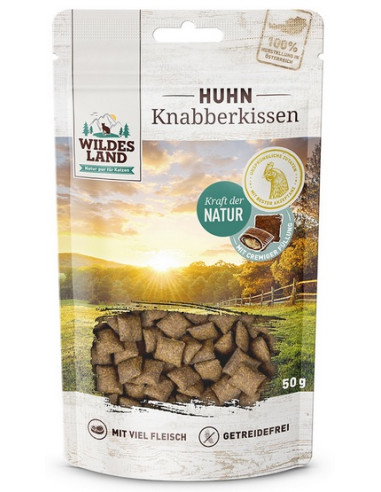 Wildes Land Knabberkissen - poduszeczki z kurczakiem 50g