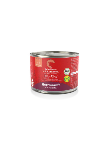 HERRMANN'S Selection Cat Bio Rind- Bio wołowina z dynią 200g