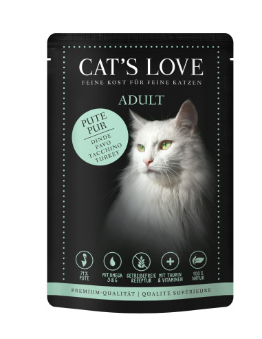 CAT’S LOVE – Indyk w naturalnej galaretce 85g