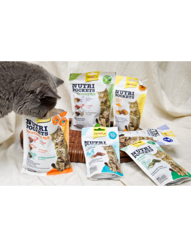 GimCat Nutri Pockets Catnip z kocimiętką 60g