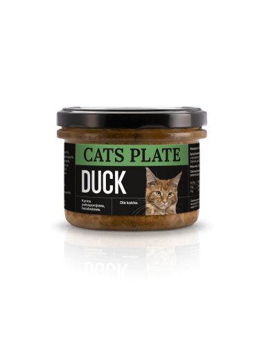 Cats Plate Duck - Kaczka i indyk 180g