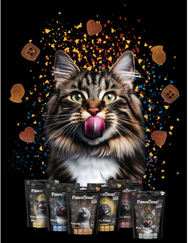 Pawsome Przysmak Crunchy Paws XXL Wołowina 150g