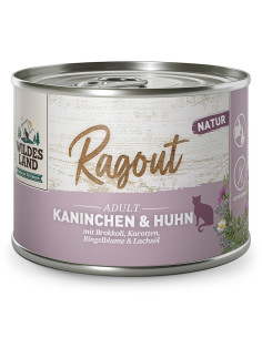 Wildes Land Cat Ragout Kaninchen Huhn - Królik z...
