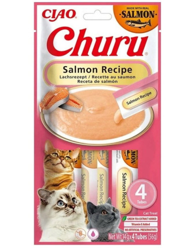Inaba Ciao Churu Łosoś 4x14g