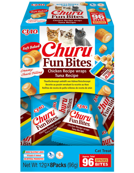 Inaba Cat Churu Fun Bites - Kurczak tuńczyk 96g