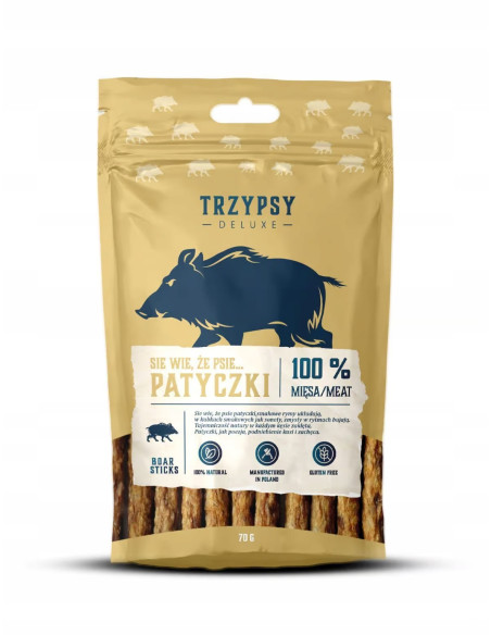 TRZYPSY Deluxe Patyczki z dzika 70g