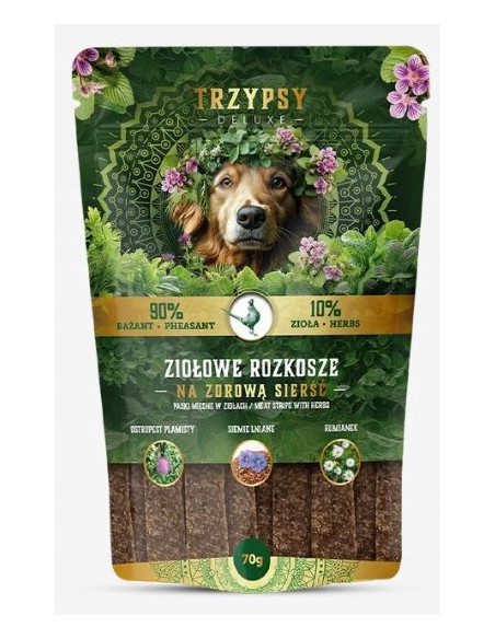 TRZYPSY Ziołowe Rozkosze Paski z Bażanta 70g