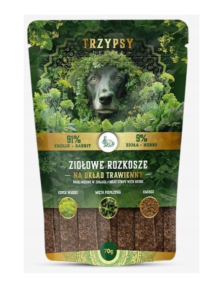 TRZYPSY Ziołowe Rozkosze Paski z Królika 70g