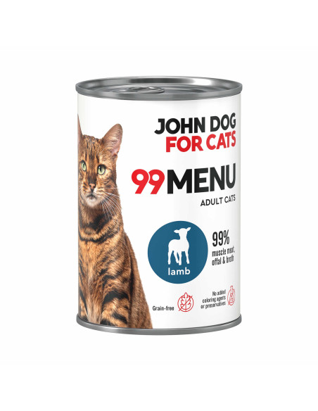 John Dog for Cats 99 MENU - Jagnięcina 400g