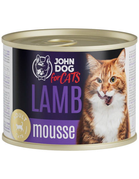 John Dog for Cats Mus - Jagnięcina 200g