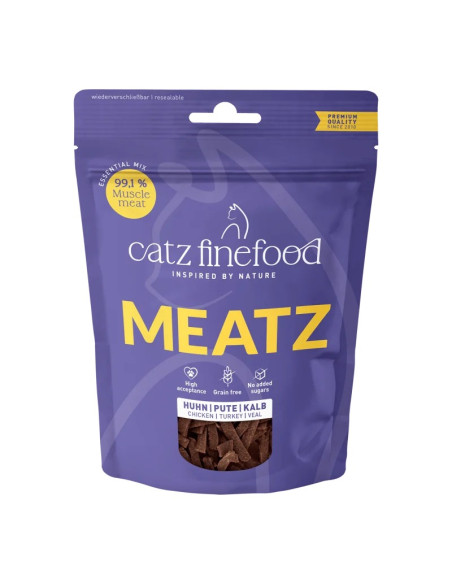 Catz Finefood Meatz Essential Mix - kurczak, indyk, cielęcina 45g
