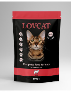 LOVCAT Pure Beef Monoprotein - Wołowina 100g 2