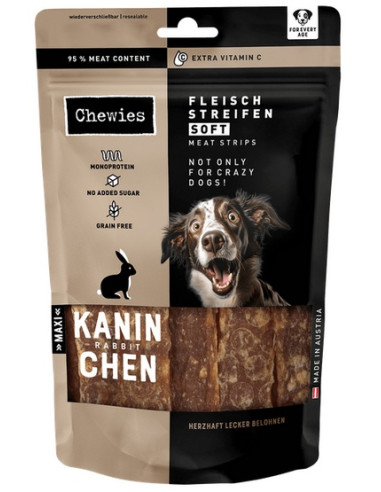 Chewies Meat Strips Soft Maxi Królik 150g