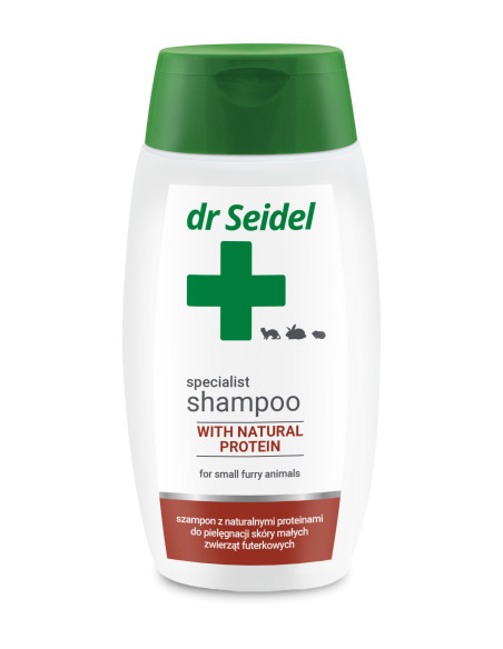dr Seidel - Szampon dla małych zwierząt futerkowych proteinowy 220ml